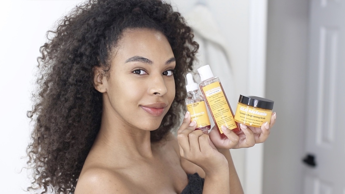 Glo Melanin Empowering Black Women Through Natural Skincare Online