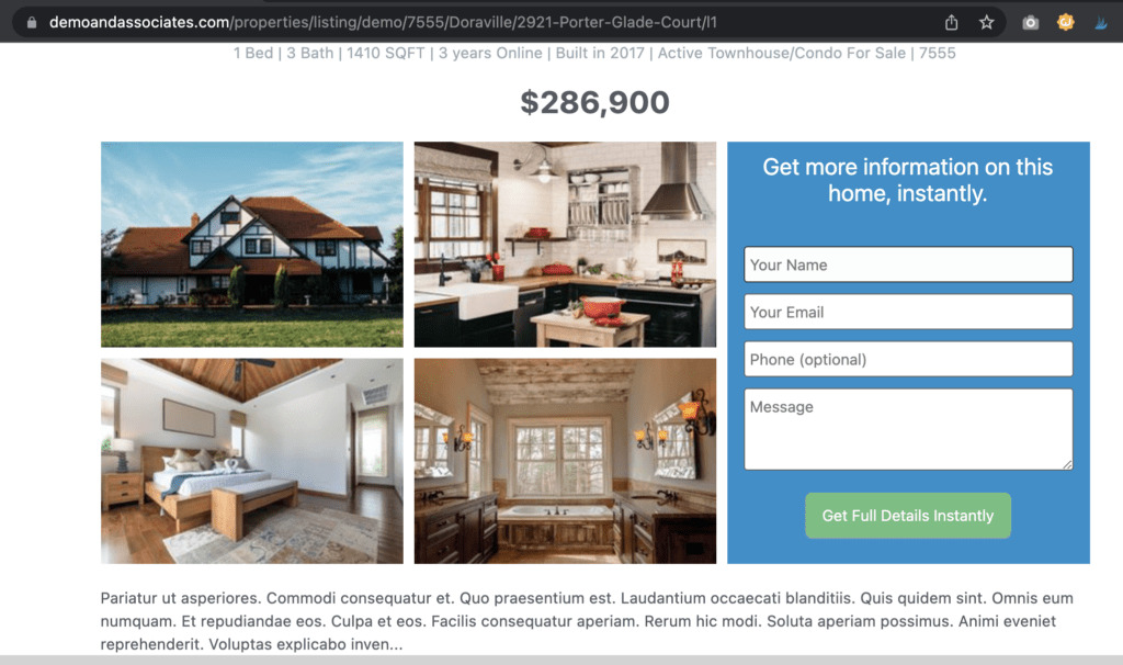Showcase IDX the real estate search and consumer engagement platform