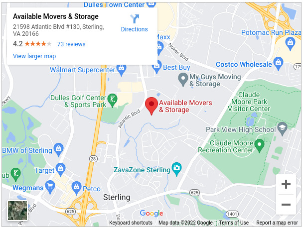 Available Movers & Storage