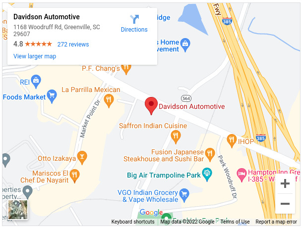 Davidson Automotive, Greenville’s Leading Auto Repair Shop,