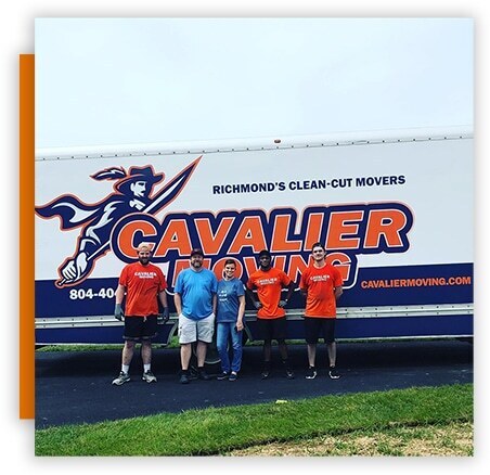This image shows the Cavalier Moving Team.