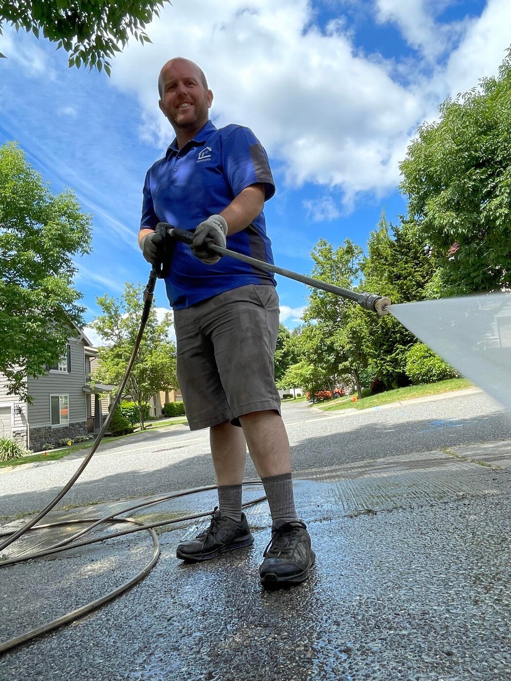 The ProClean Team is a professional cleaning company started in 2009. The company offers gutter cleaning, house washing, pressure washing, roof cleaning, window cleaning, gutter cleaning, and Christmas lighting installation services