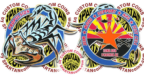 Spartan Coins designs and manufactures custom metal promotional products.
