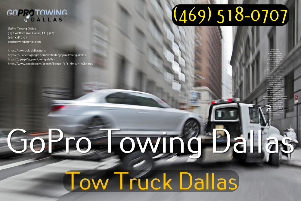GoPro Towing Dallas has been offering professional towing services in Dallas for a few years now.