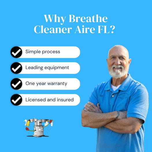 Breathe Cleaner Aire FL, LLC is an indoor air quality specialist offering professional air duct cleaning services for commercial and residential properties in Jacksonville, FL.