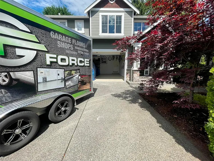 Garage Force of Snohomish County specializes in high-quality garage flooring coatings.