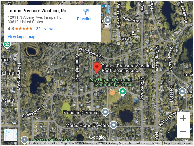 Tampa Pressure Washing, Roof Cleaning and Paver Sealing Service