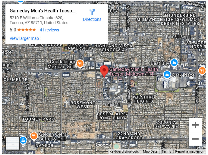 Gameday Men’s Health Tucson Midtown TRT and ED Clinic