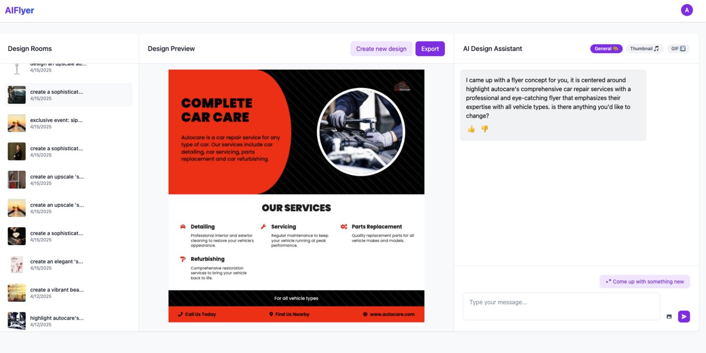 Founded in 2025 and headquartered in the United States, AIFlyer is on a mission to democratize professional design for small businesses.