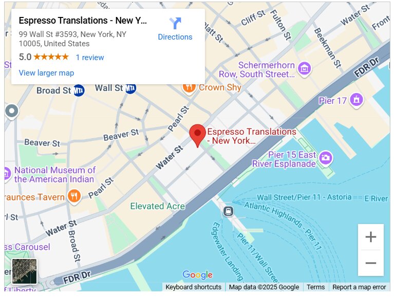 Espresso Translations - New York Translation Agency