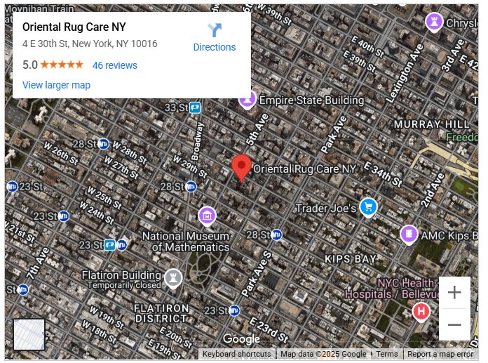 Oriental Rug Care NY