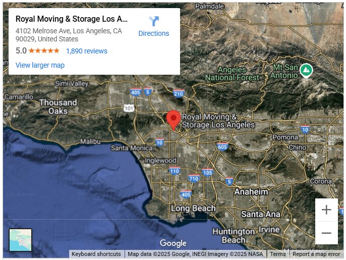 Royal Moving & Storage Los Angeles