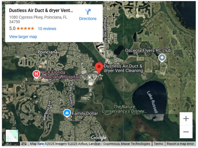 Dustless Air Duct & dryer Vent Cleaning