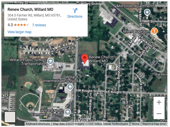 Renew Church, Willard MO