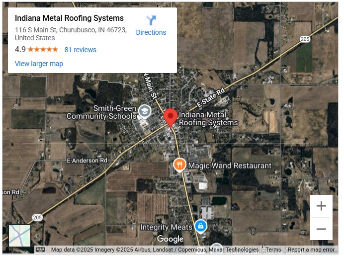 Indiana Metal Roofing Systems