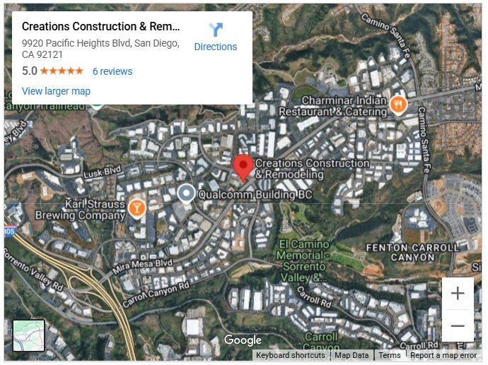 Creations Construction & Remodeling