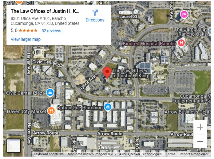 The Law Offices of Justin H. King