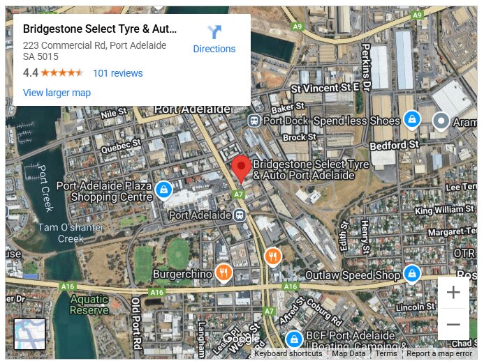 Bridgestone Select Tyre & Auto Port Adelaide