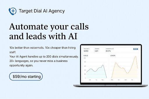 Target Dial is Canada's leading voice-first AI automation agency, helping businesses scale conversations through intelligent voice agents.