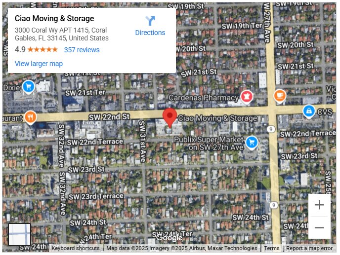 Ciao Moving & Storage