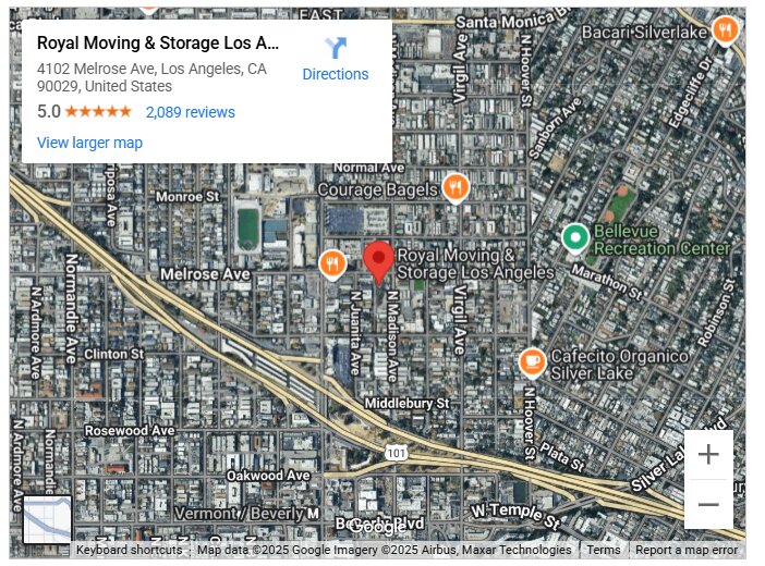 Royal Moving & Storage Los Angeles