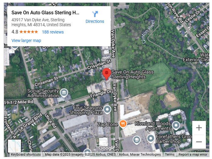 Save On Auto Glass Sterling Heights