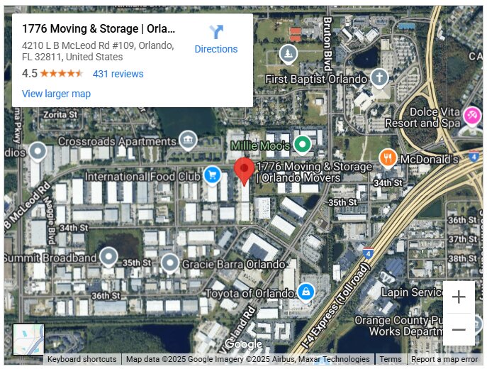 1776 Moving & Storage | Orlando Movers