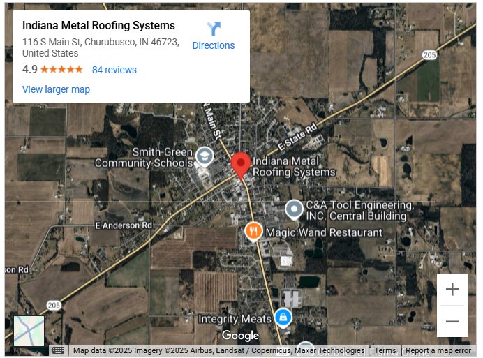 Indiana Metal Roofing Systems