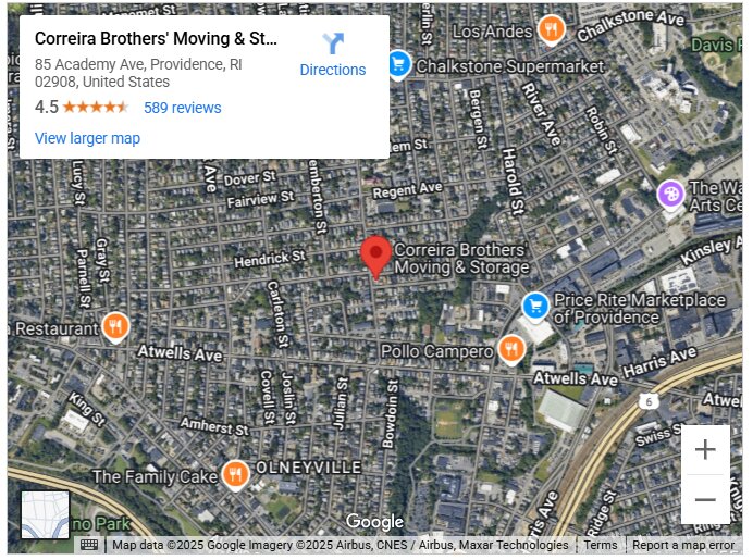 Correira Brothers' Moving & Storage