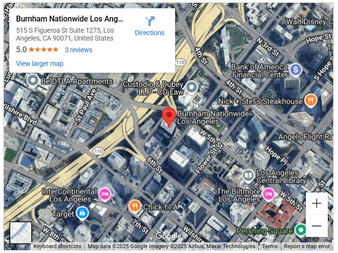 Burnham Nationwide Los Angeles