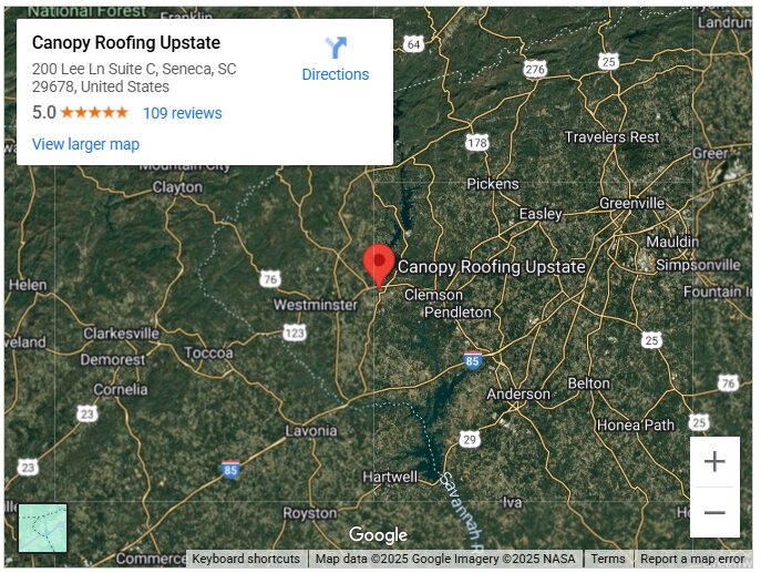 Canopy Roofing Upstate