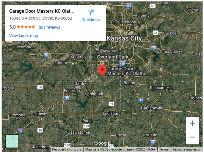 Garage Door Masters KC Olathe Garage Door Repair