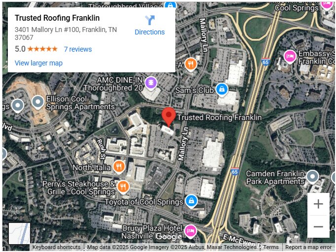 Trusted Roofing Franklin