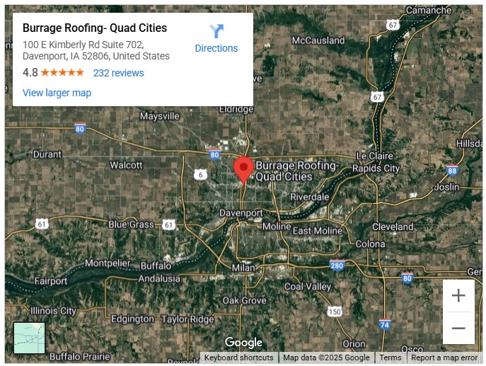 Burrage Roofing- Quad Cities