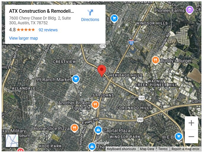 ATX Construction & Remodeling General Contractor