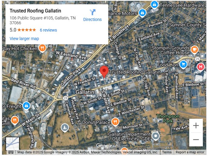 Trusted Roofing Gallatin