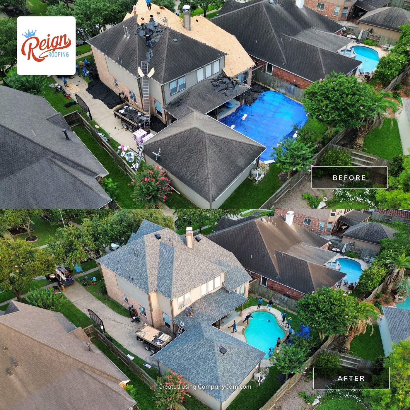 Reign Roofing is a locally owned and operated roofing company based in Sugar Land, TX, with a newly opened location in Richmond, TX.
