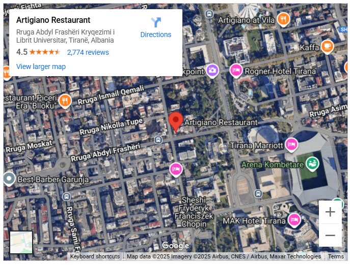 Artigiano Restaurant