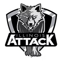 Illinois Attack logo representing a youth basketball program