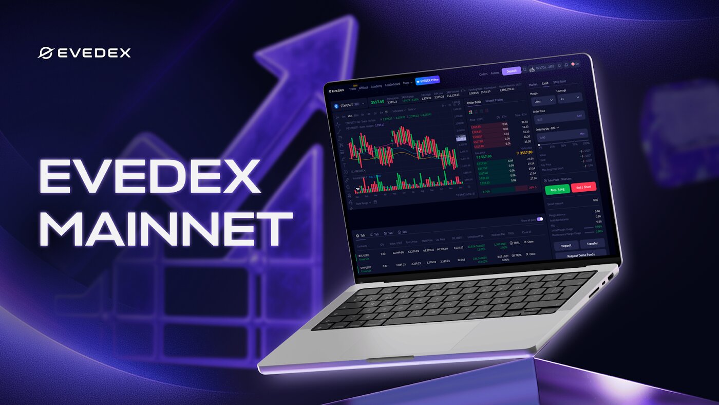 EVEDEX Beta Mainnet Attracts Thousands of Traders and Secures CoinGecko Listing