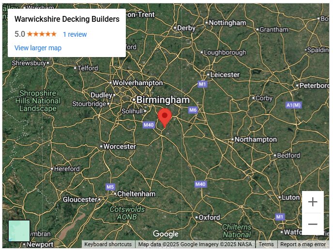Warwickshire Decking Builders