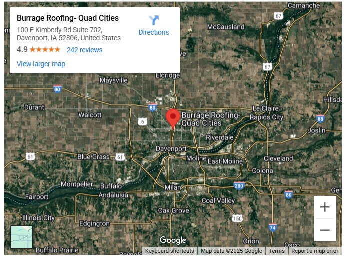 Burrage Roofing- Quad Cities