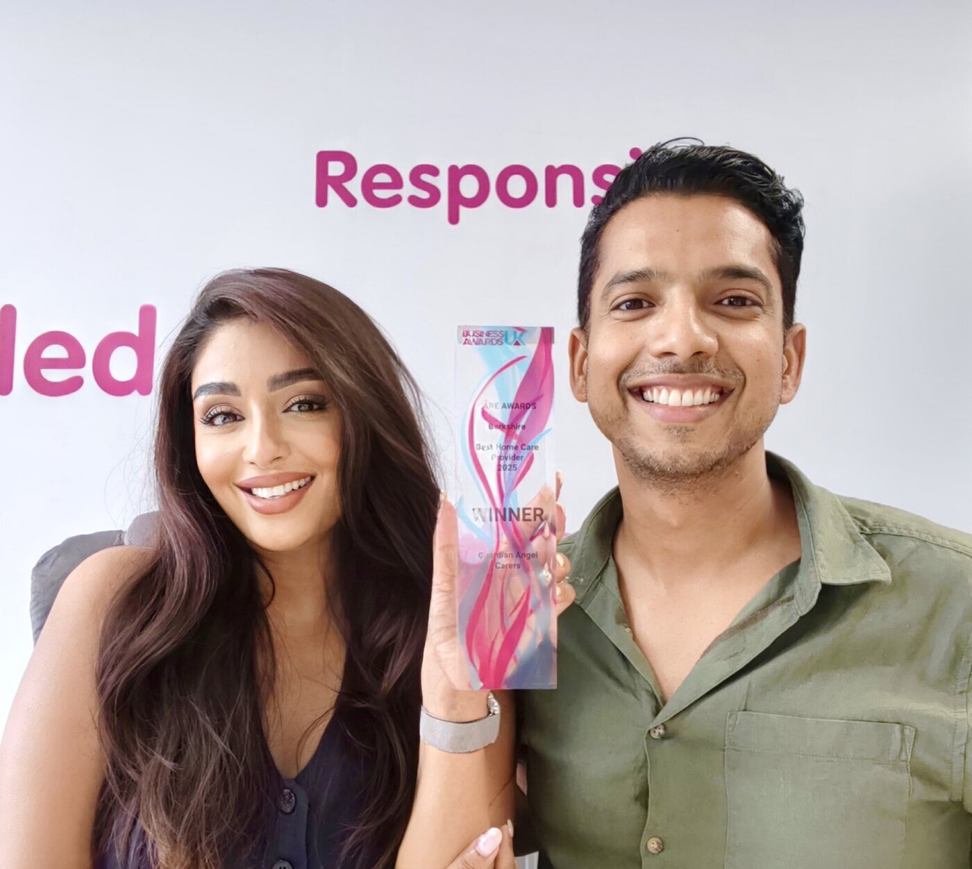 Preeti Kale and Sachin Raut, Guardian Angel Carers Reading