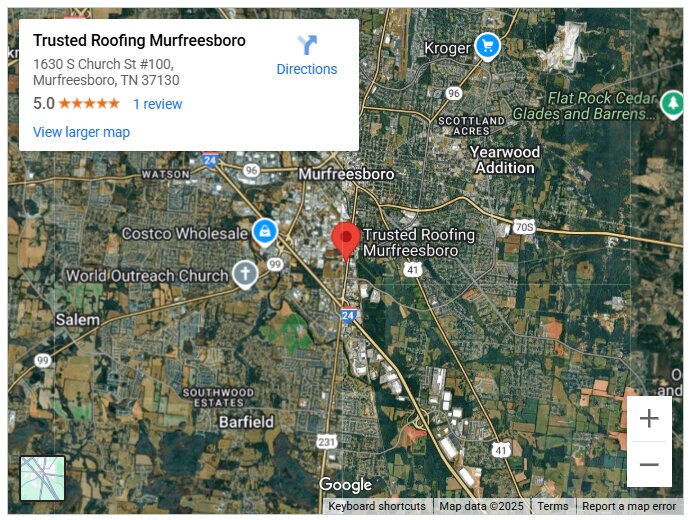 Trusted Roofing Murfreesboro