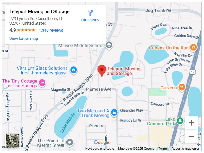 Teleport Moving and Storage