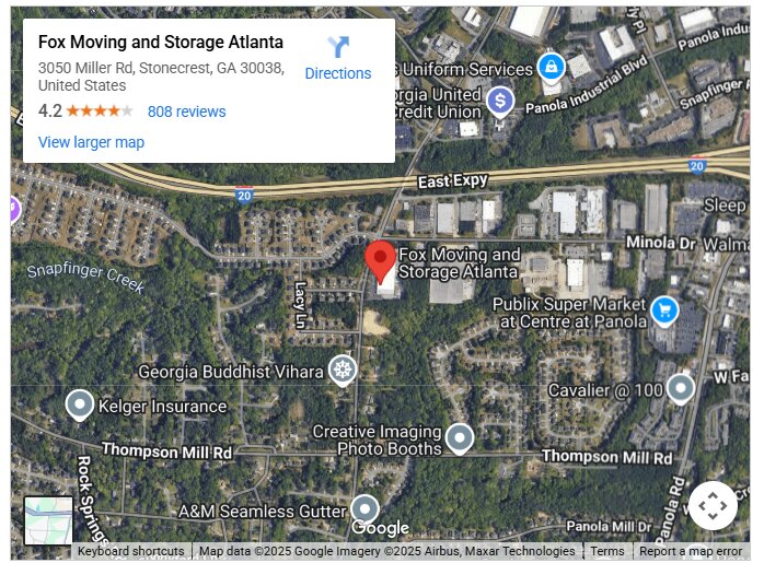 Fox Moving and Storage Atlanta