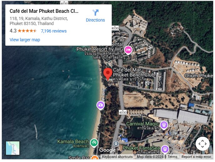 Café del Mar Phuket Beach Club