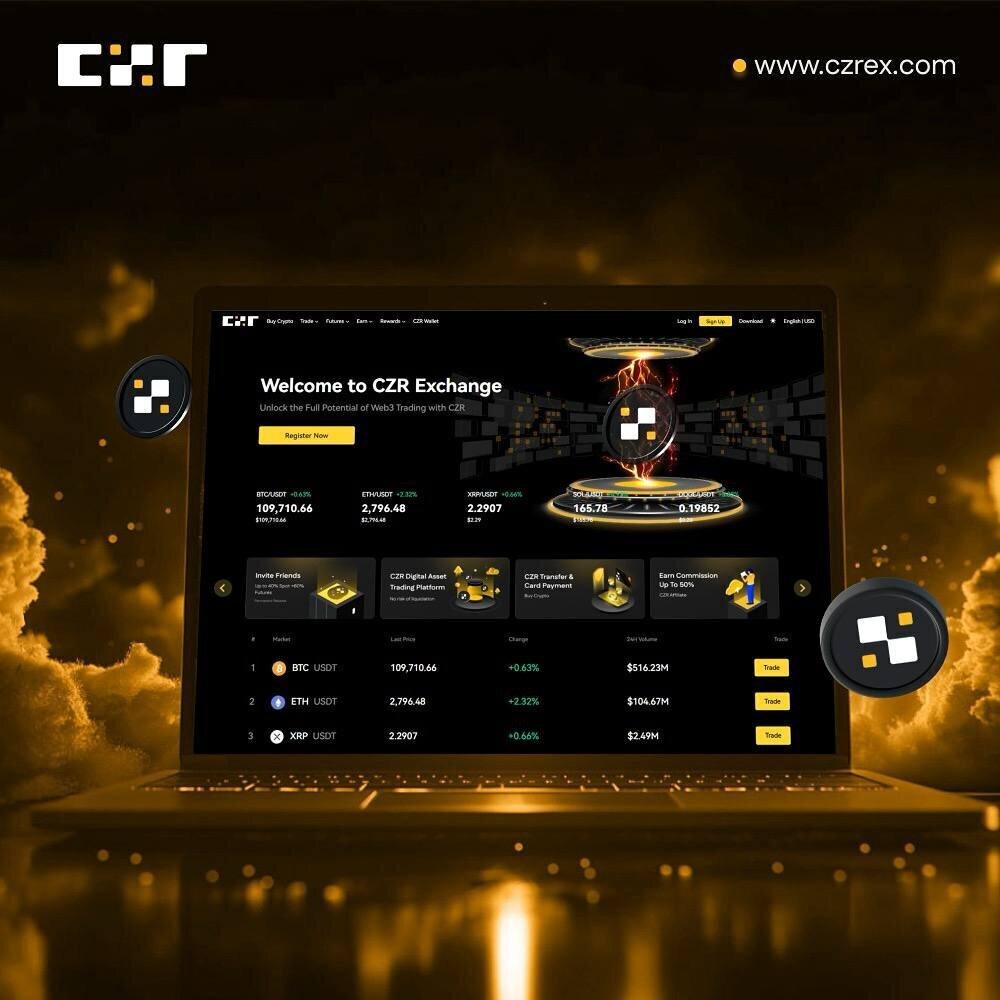 CZR Exchange Officially Listed on CoinMarketCap, Marking a New Era of Transparency and Global Reach