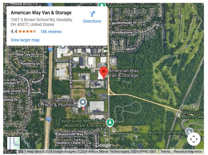 American Way Van & Storage