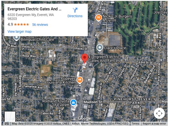 Evergreen Electric Gates And Fences